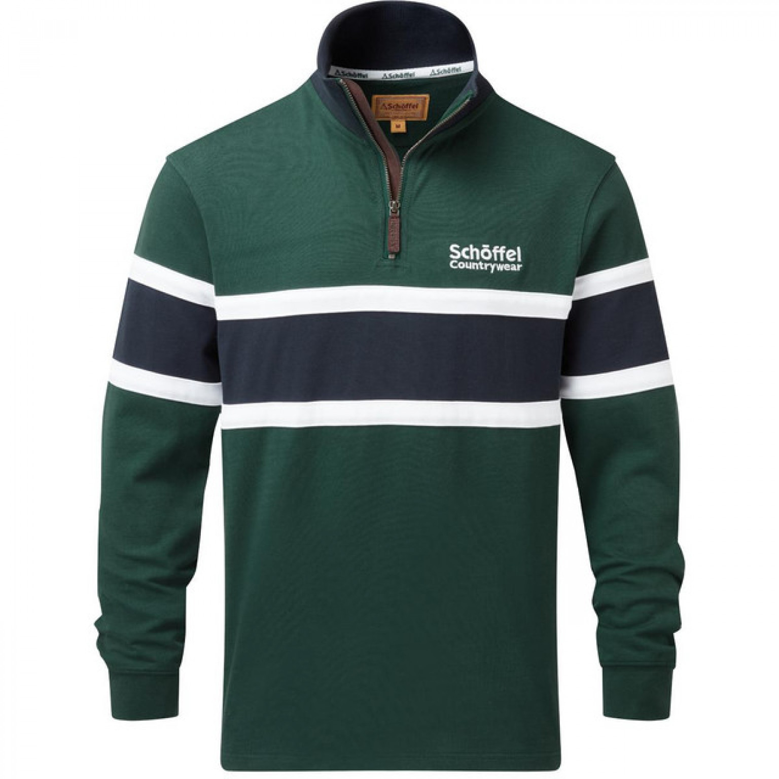 Schoffel Exmouth Heritage 1/4 Zip Pine