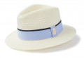 Hicks And Brown Orford Fedora-Cream Cornflower