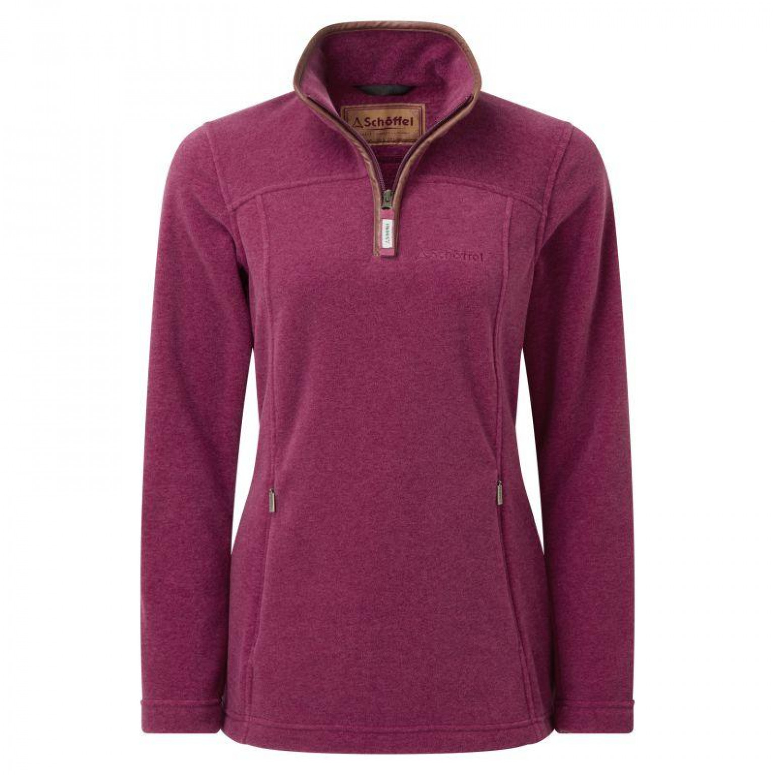 Schoffel Tilton 1/4 Zip Fleece Mulberry