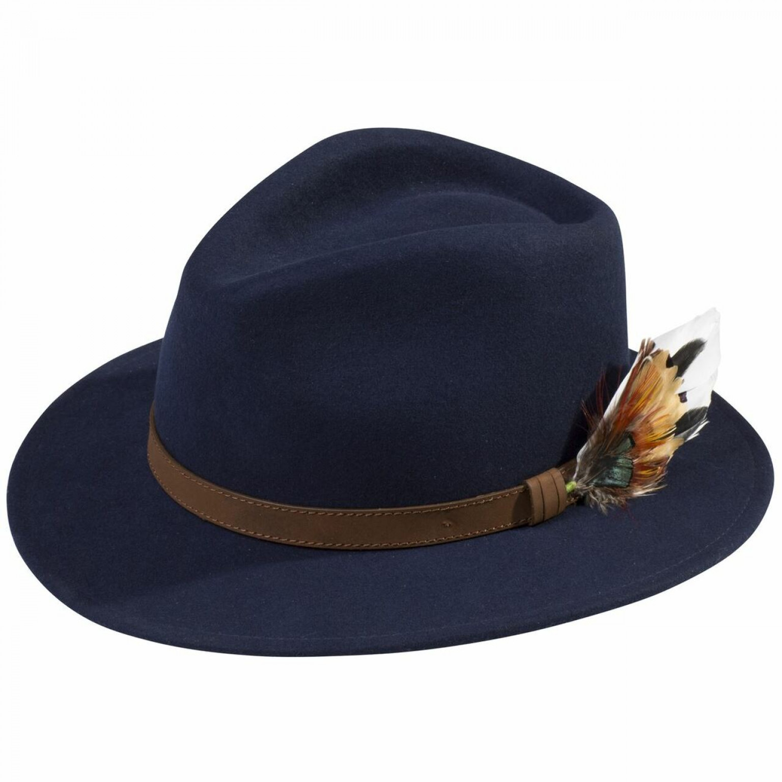 Alan Paine Richmond Unisex Felt Hat Navy