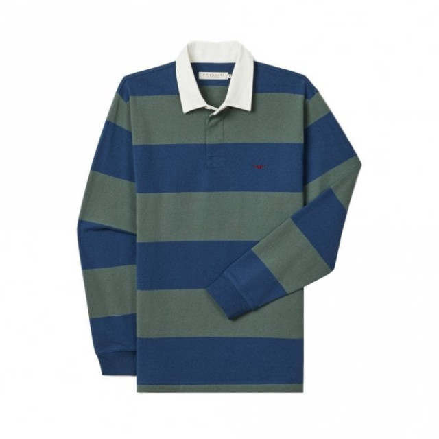 Rm Williams Jones Stripe Rugby Blue
