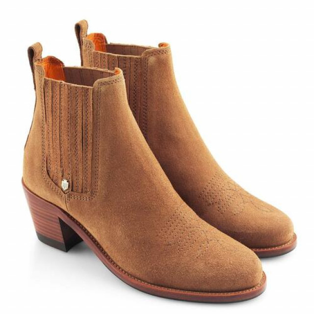 Fairfax And Favor Rockingham Suede Ankle Boot Tan