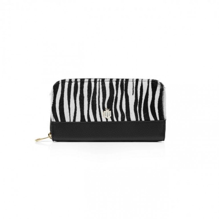 Fairfax And Favor Salisbury Purse Haircalf Zebra