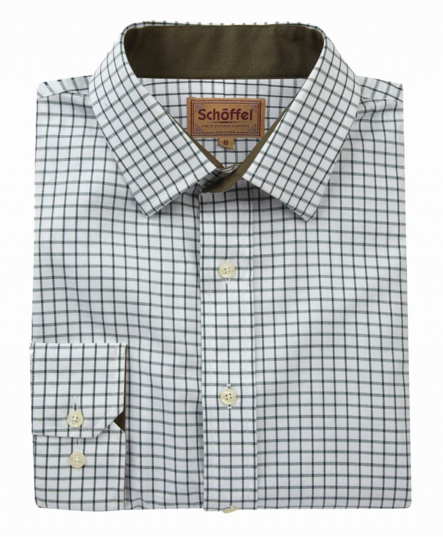 Schoffel Cambridge Classic Shirt Dark Olive