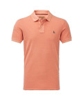 Schoffel St Ives Garment Dyed Polo Peach