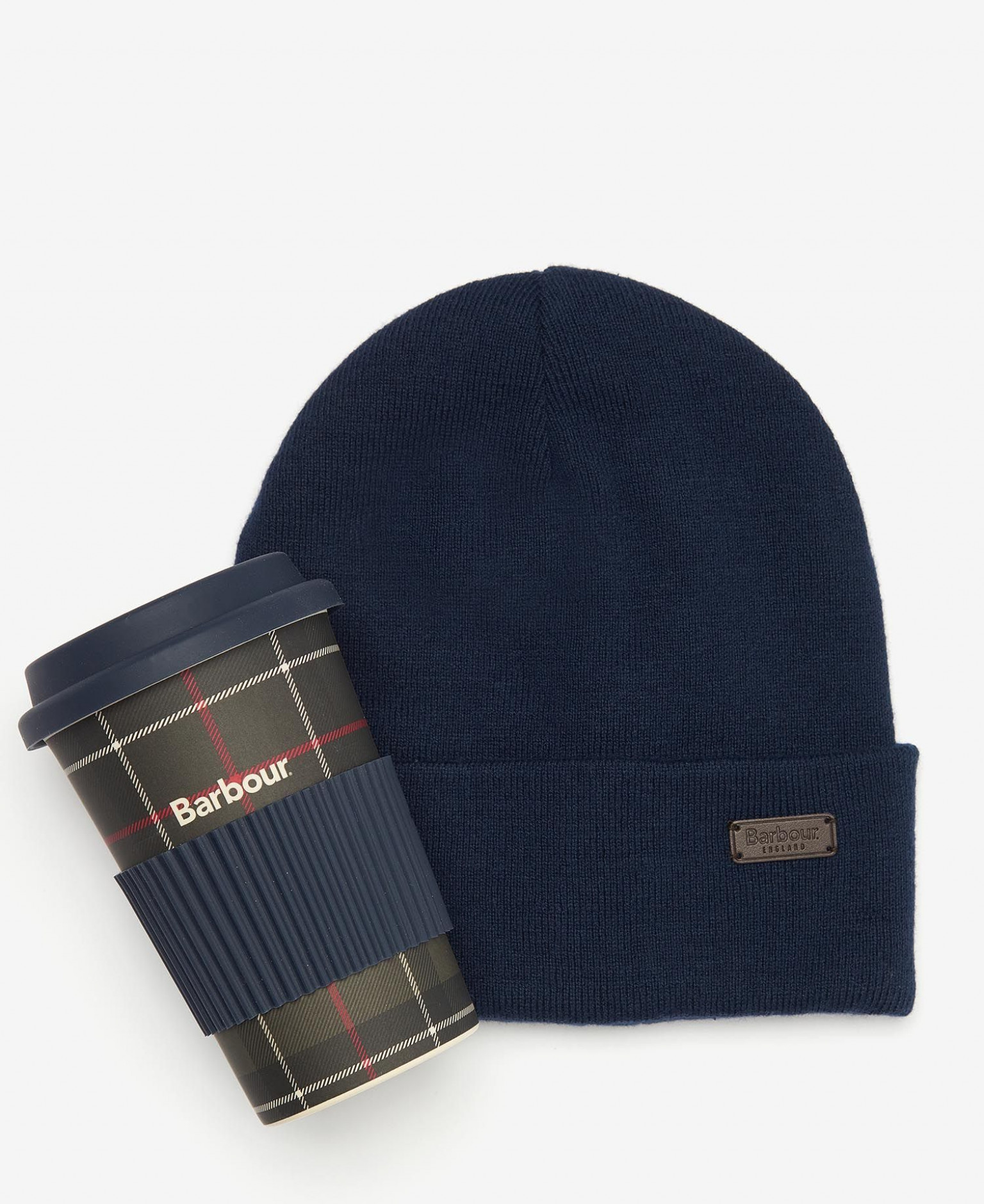 Barbour Swinton Beanie And Travel Mug Classic