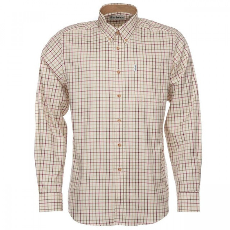 Barbour Sporting Tattersall Shirt Red