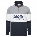 Schoffel Exeter Heritage 1/4 Zip Grey