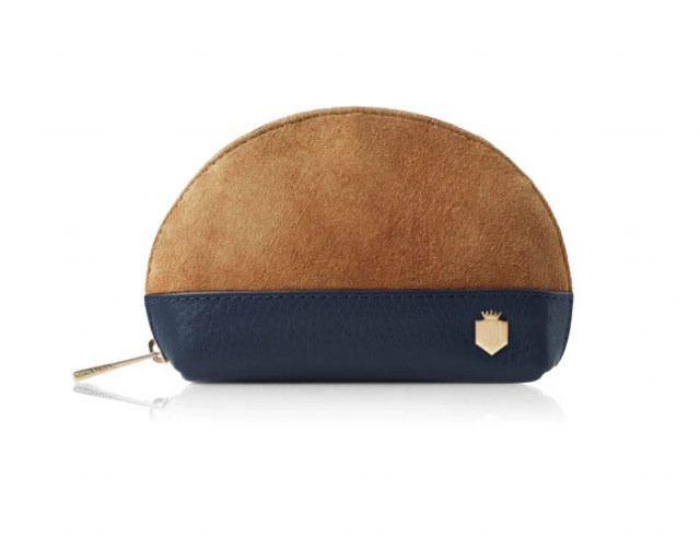 Fairfax And Favor Chiltern Coin Purse Tan/Navy