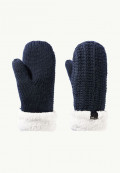 Jack Wolfskin Highloft Knit Mitten Night Blue