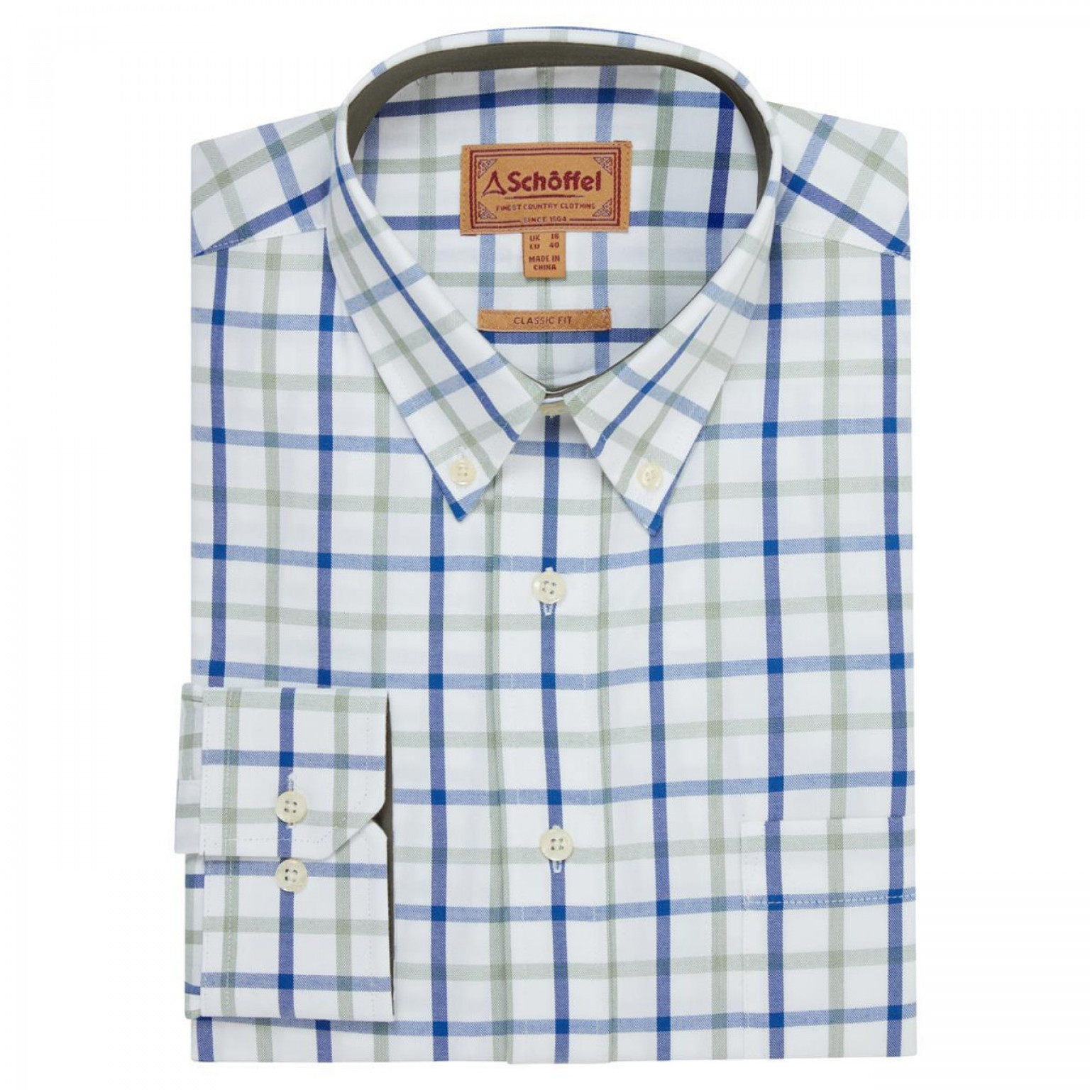 Schoffel Brancaster Shirt Moss