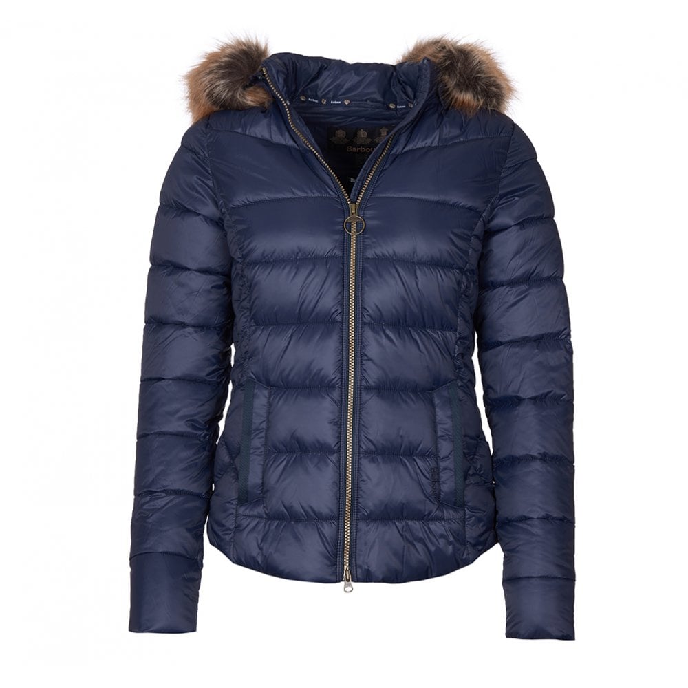 Barbour Irving Quilt Navy