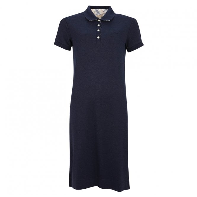 Barbour Polo Dress Navy