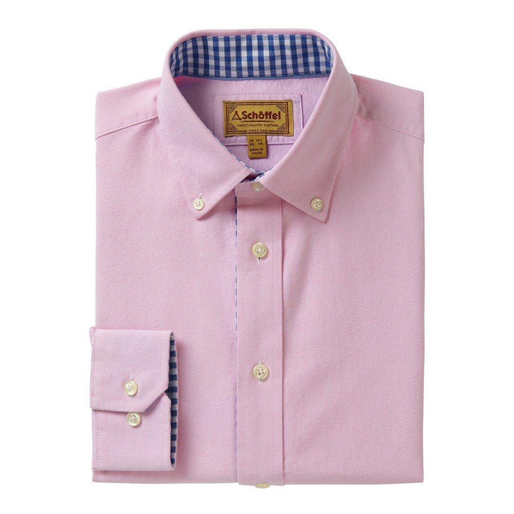 Schoffel Soft Oxford Shirt Pink