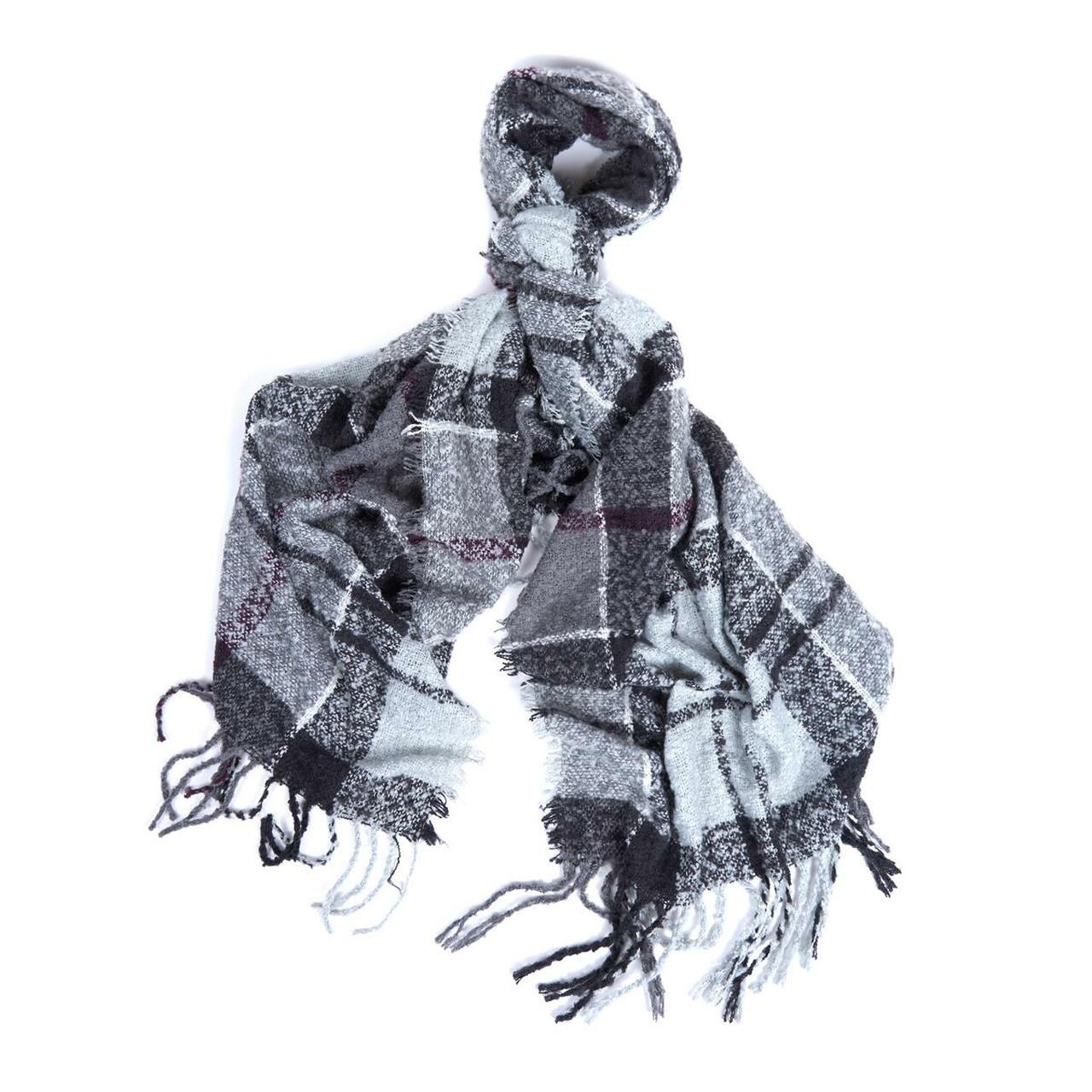 Barbour Boucle Scarf Grey