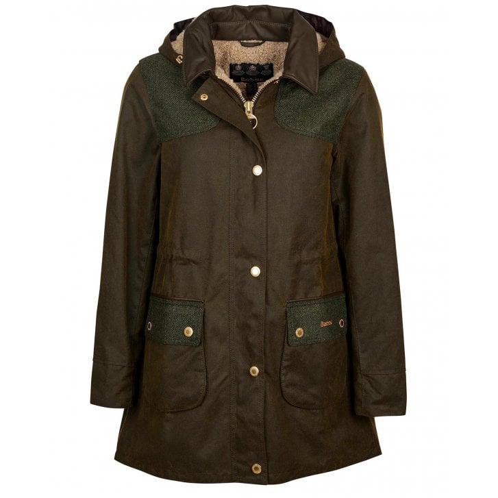 Barbour Keiss Wax Olive