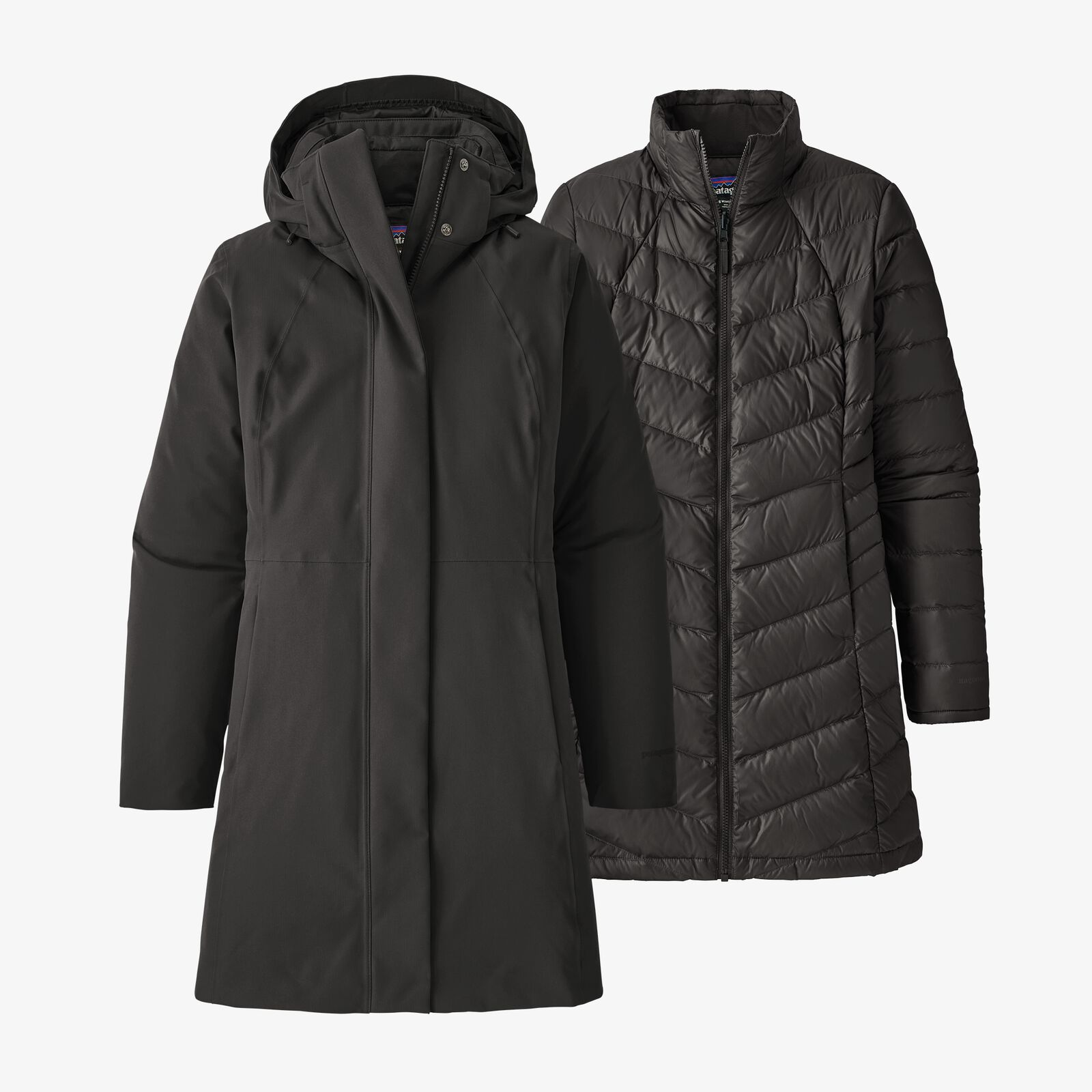 Patagonia Womens Tres 3 In 1 Parka Black