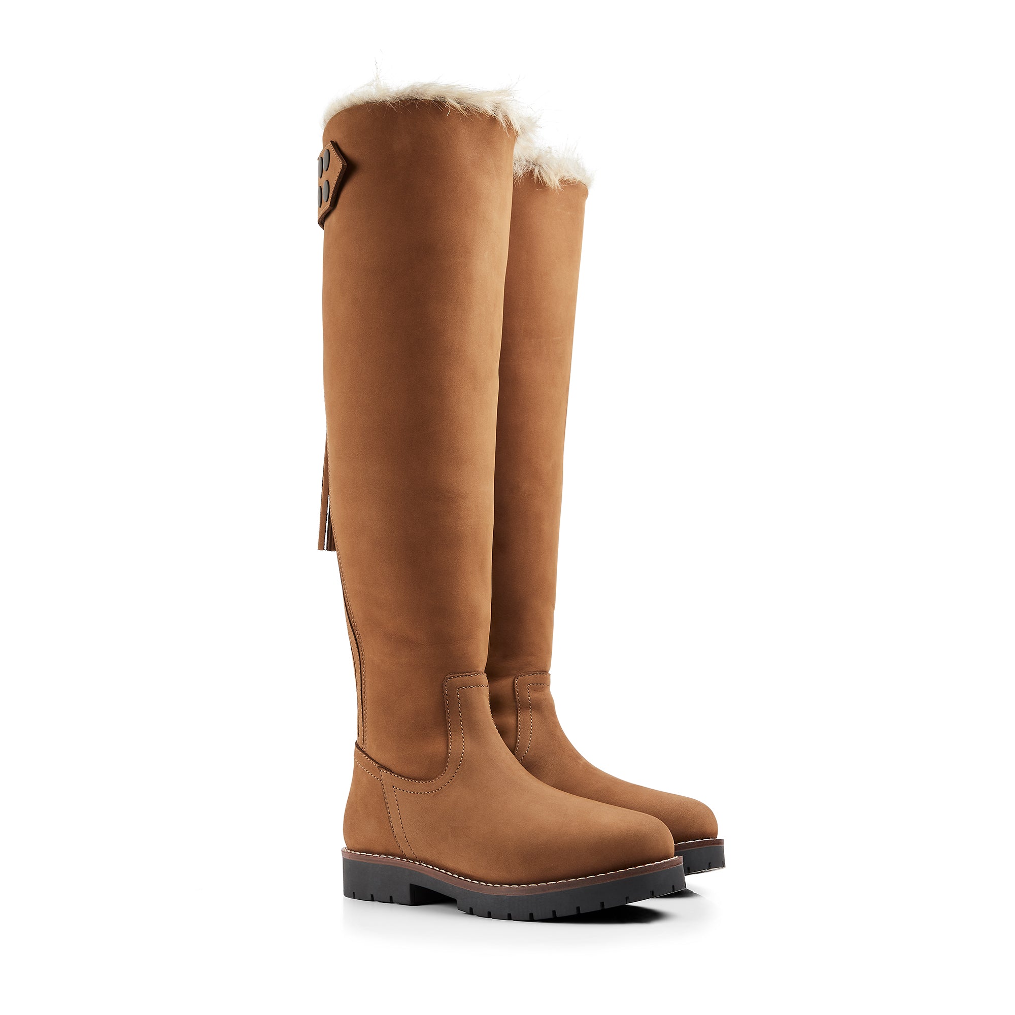 Fairfax And Favor Verbier Over The Knee Boot Tan